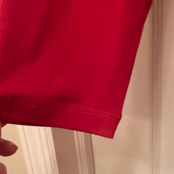 Chico's Bold Red Long Sleeve Tee Size 1 - Picture 2 of 8